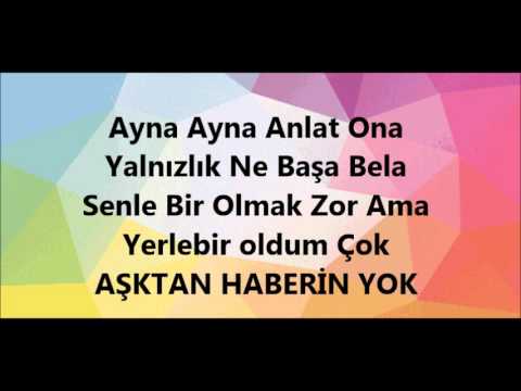 Aydilge Haberin Yok Lyrics