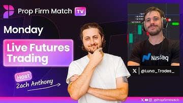 LIVE Futures Trading | New York Open with Zach & Luna | Prop Firm Match TV