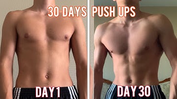 30 Days PUSH UPS CHALLENGE Epic Transformation