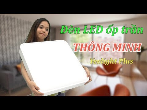 Video Đèn LED thông minh ốp trần Yeelight Plus 500 x 500 - youtube