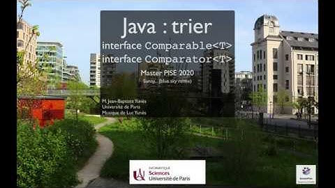 Cours Java (26) : trier des structures de données.