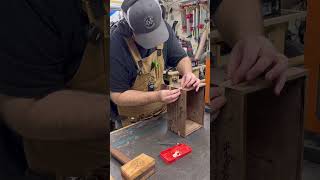 Adding Curly Maple Splines to Figured Walnut Box #walnut #splines #handmade #box #woodworking