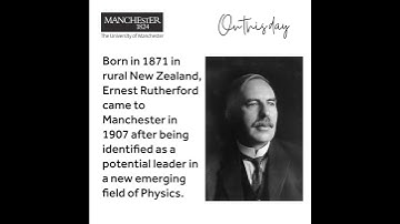 On This Day - Ernest Rutherford