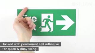Self-Adhesive Vinyl Material Safety Signs Seton Uk