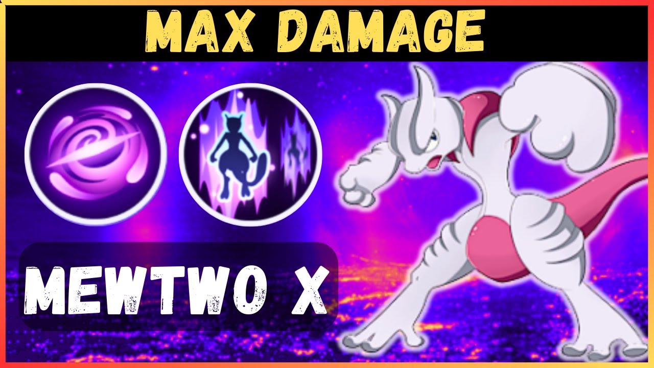 Mewtwo X Gameplay, Best Build Ever