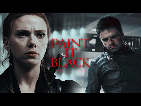 Bucky & Natasha || Paint it Black