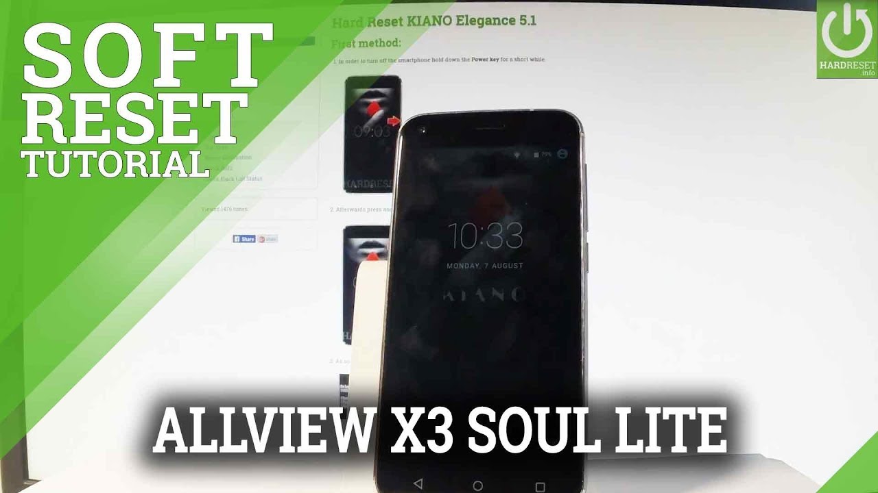 How to Remove Back Cover in ALLVIEW X3 Soul Lite - Soft Reset - YouTube