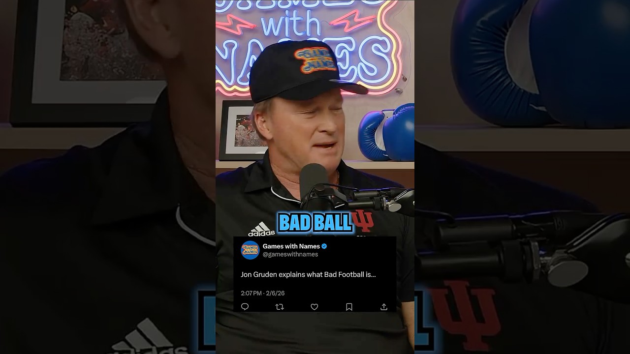 Jon Gruden explains what bad football is 🏈