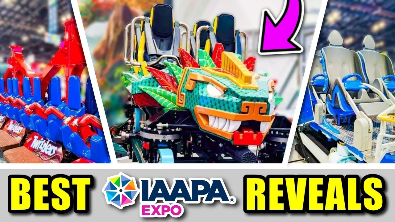 Top NEW Ride & Coaster Reveals of IAAPA Expo 2024!