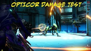 Opticor Damage Test - [WARFRAME]