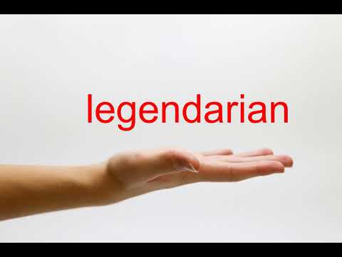 How to Pronounce legendarian - American English