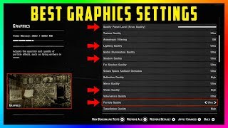 Red Dead Redemption 2 MAX Graphics Settings - Changes You NEED To Make For The BEST Graphics! (RDR2)