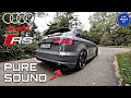 Audi RS3 PURE SOUND 400HP Quattro Launch Control Acceleration Soundtest
