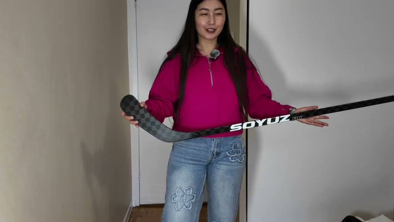 день 3. распаковка клюшки. stick unpacking