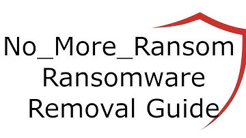No_ More_ Ransom File Virus Ransomware Removal