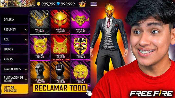 NUEVAS MÁSCARAS de los VIP del "JUEGO DEL CALAMAR" en mi LISTA DE DESEOS😱 Free Fire