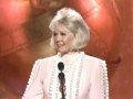 Doris Day Receives the Cecil B. Demil Award - Golden Globes 1989