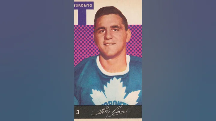 Bob Baun Toronto Maple Leafs 1962-63 Parkhurst 3 N...