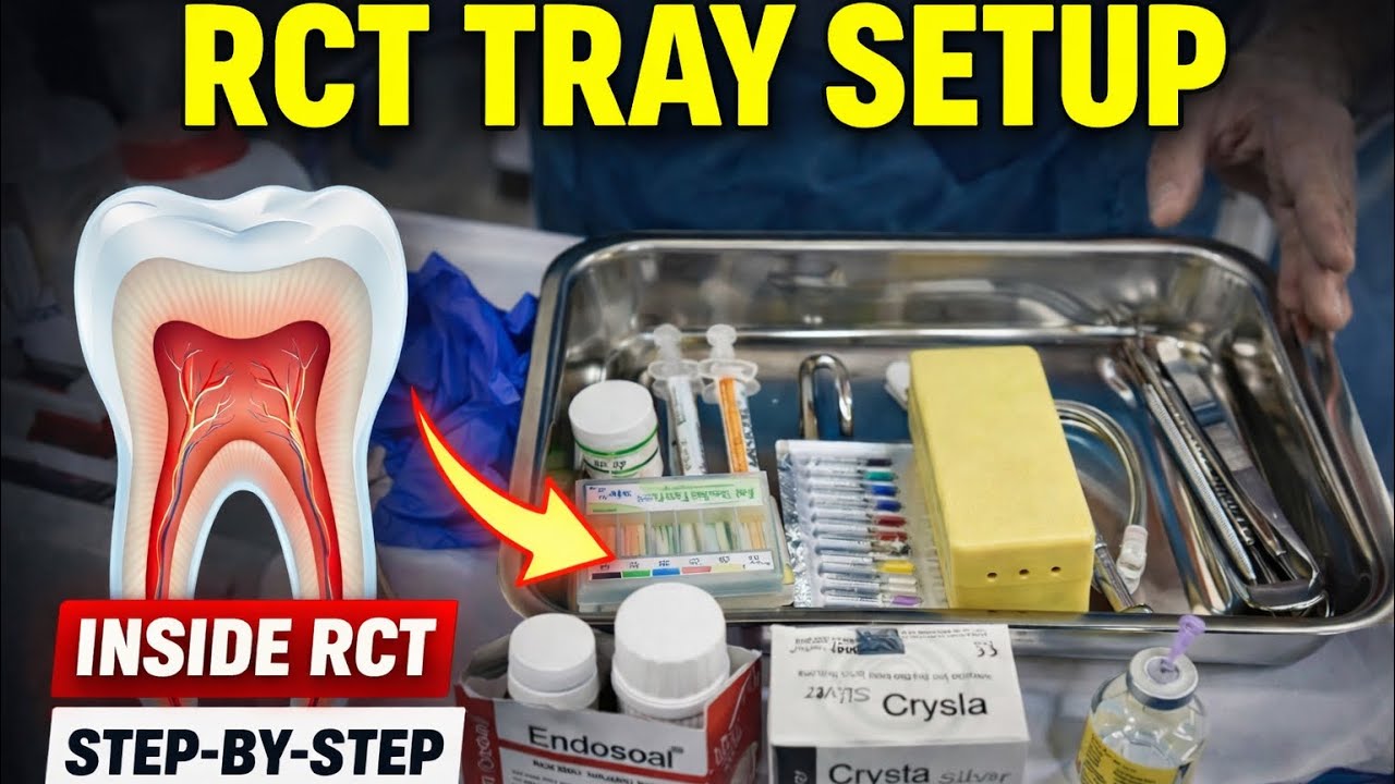 RCT Tray Setup for Beginners: Basic to Advance Instruments Names & Uses ...