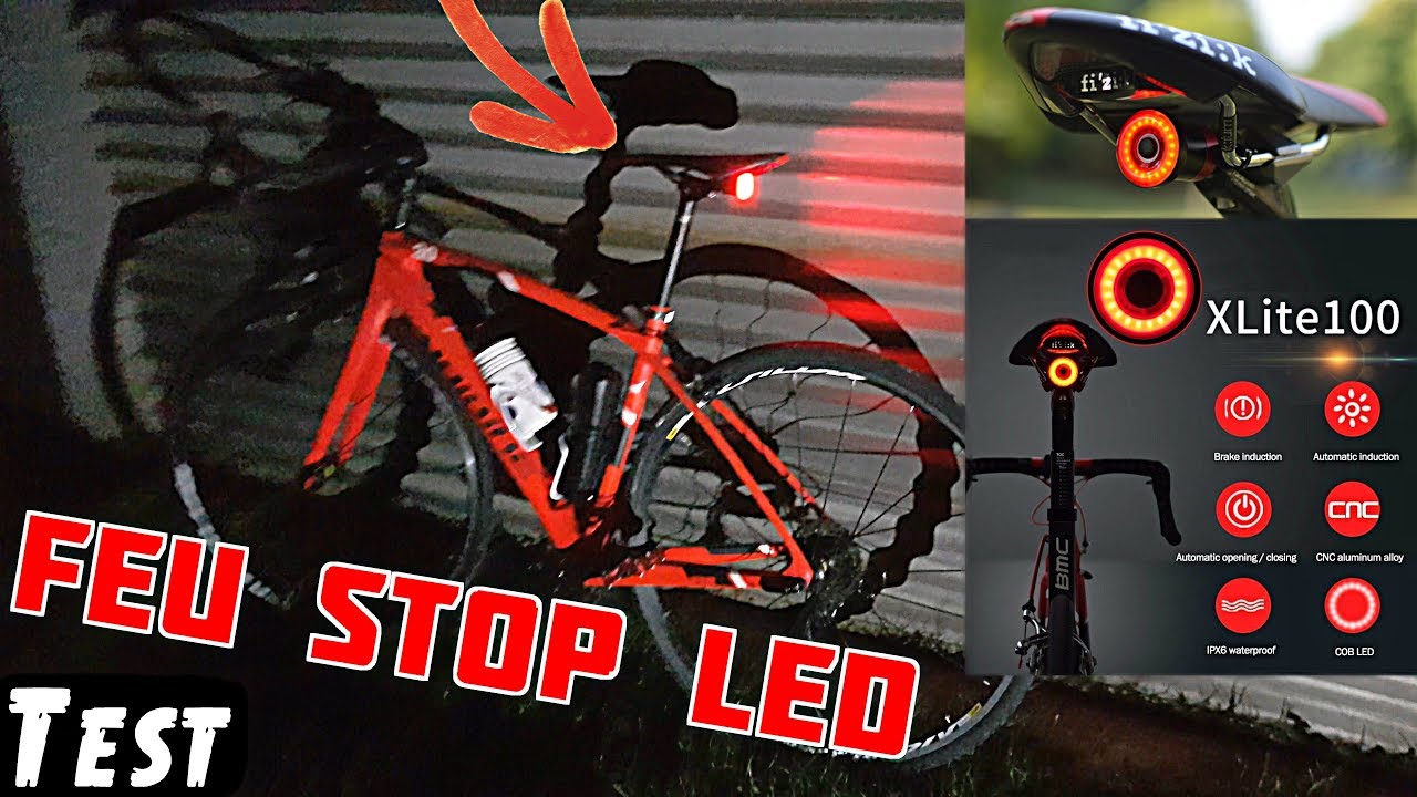 USB Rechargeable Vélo Feu Arrière, LED Vélo Feu Arrière IPX6 Étanche Super  Lumineux Facile Installer Vélo Lumière Rouge Blanc Double Couleurs 6 Modes  Feux De Sécurité Cyclisme (Rouge)