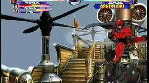 MvC2 Online (360): Brett (MSP) vs KhaosDragon (Storm/Sent/Cap) 18 .:6.19.10:.