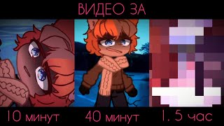 🎥ДЕЛАЮ ВИДЕО ЗА: 10 МИНУТ, 40 МИНУТ, 1.5 ЧАС/GACHA ART/