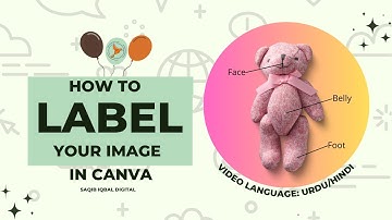 How to label your Image in Canva? [URDU / HINDI] | Canva Tutorial | Saqib Iqbal Digital
