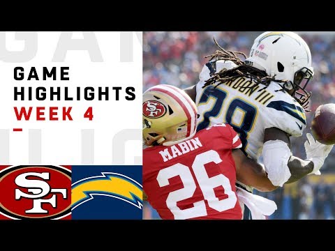 49ers vs. Chargers Week 4 Highlights | NFL 2018