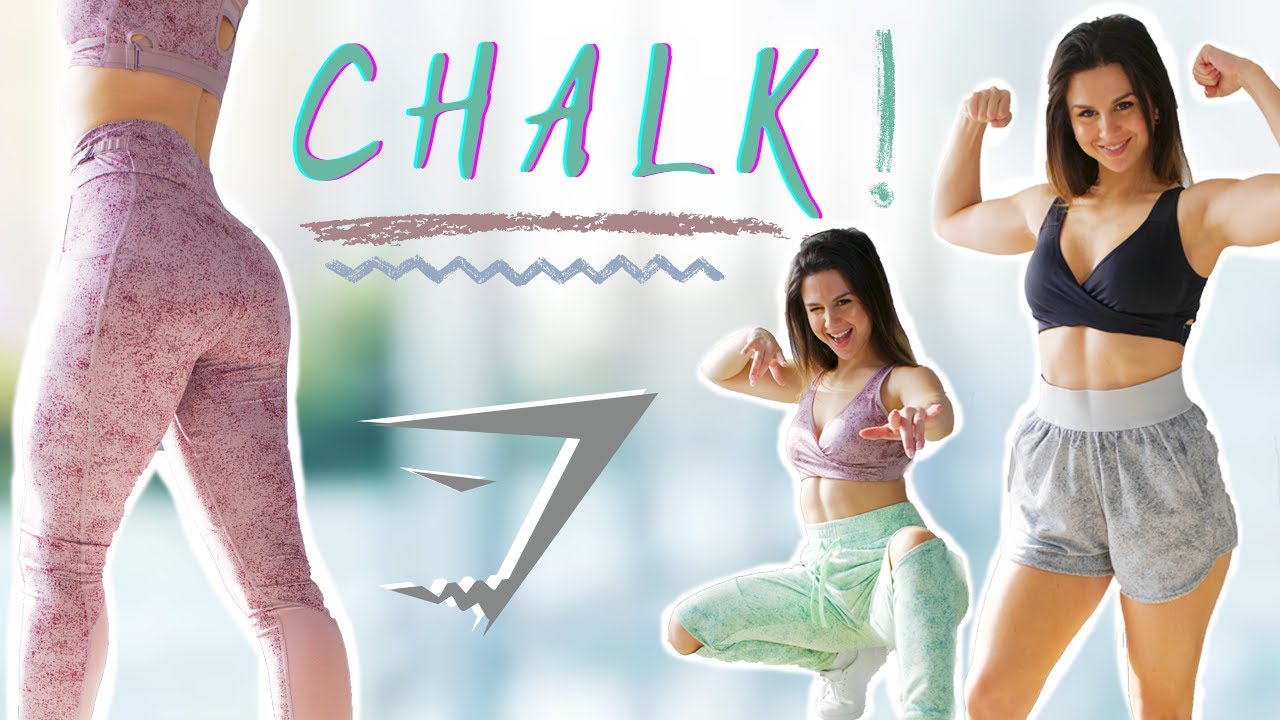 HAUL, REVIEW! GYMSHARK CHALK 