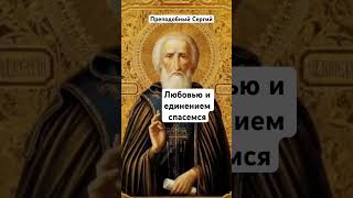 Любовью и единением спасемся… Преподобный Сергий Радонежский