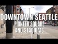 Downtown Seattle, Pioneer Square to T-Mobile Park 2019 | Virtual Walking Tour | 4K 60ᶠᵖˢ | City