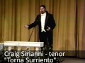 Craig sirianni  tenor  torna a surriento  1996  first encore