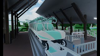 (NEW ROLLER COASTER!!) Extreme launch roller coaster in Theme Park Tycoon 2 (TPT2)! (ROBLOX) (NEW!!)