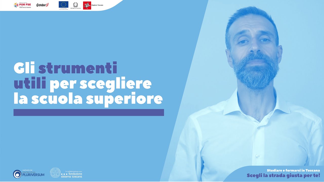 Gli strumenti utili per scegliere la scuola superiore - YouTube