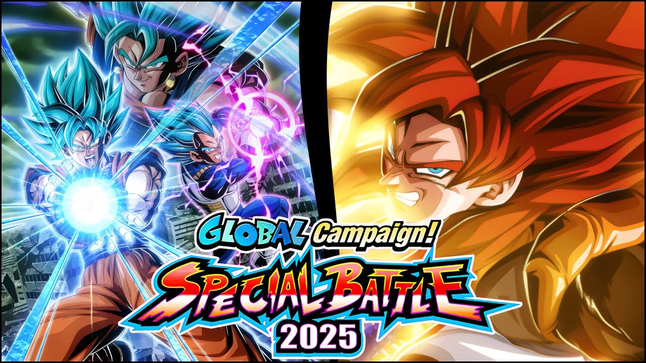 LR BLUE GOKU + BLUE VEGETA VS. SSJ4 GOGETA! GLOBAL CAMPAIGN! SPECIAL BATTLE 2025! (Dokkan Battle)
