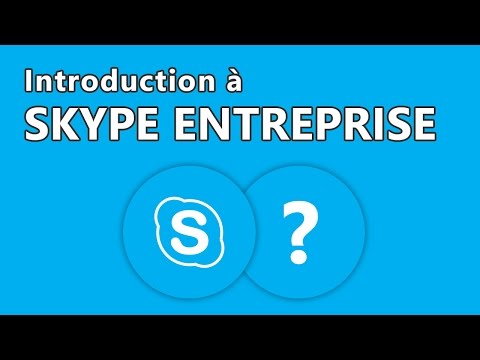 Introduction à Skype Entreprise