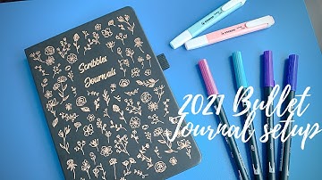 2021 Bullet Journal Setup | Simple and Minimal Bujo Setup
