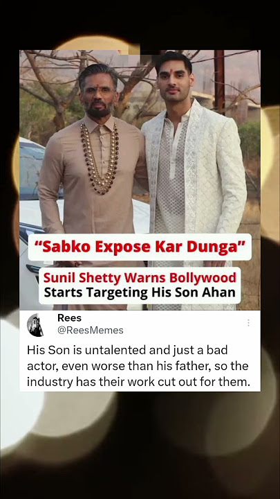 Sunil Shetty Threatens To Expose Everyone In Bollywood