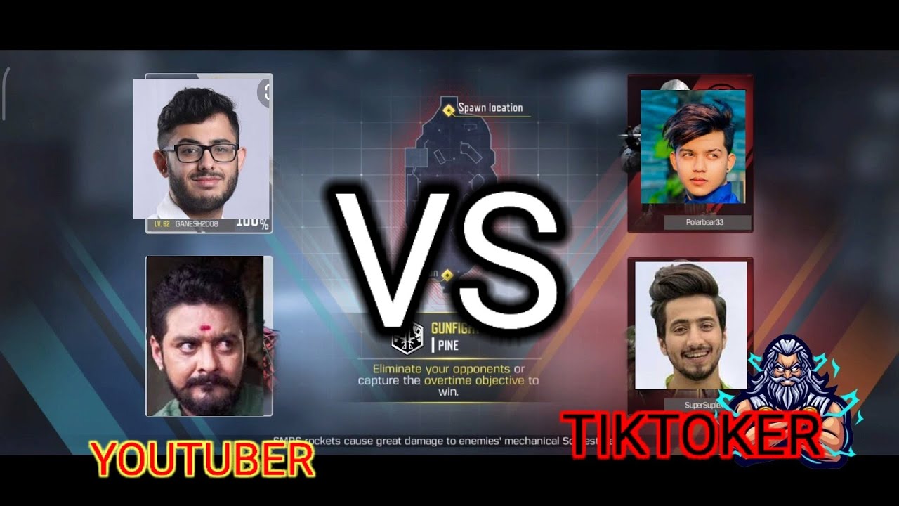 YOUTUBER VS TIK TOKER||CALL OF DUTY||😂😂😂
