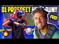 D1 HIGH SCHOOL PROSPECT HITS HOME RUN VS PRO PITCHER!! (Live At- Bats)