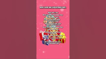 Thumbnail of The Jackson 5 - Give love on Christmas Day #chorushorts #shortlyrics