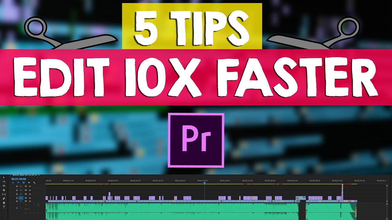 5 TIPS to EDIT 10X FASTER in Premiere Pro #19 #VIKRMBHAMRAH - YouTube