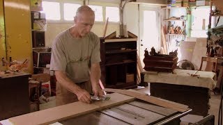 Restoring an American Empire Footstool  Thomas Johnson Antique Furniture Restoration