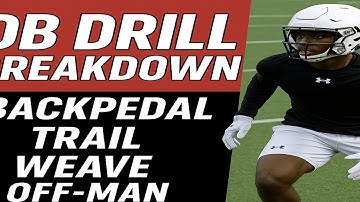 DB Drill Breakdown: Backpedal, Trail Technique, Weave & Off-Man Mastery!