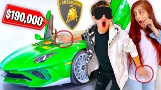 Buying EVERYTHING I Touch Blindfolded w/ Girlfriend's Credit Card!