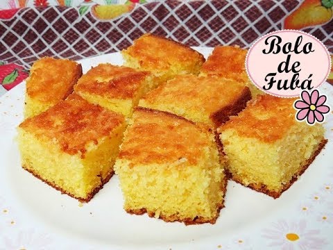 Bolo de fubá sem farinha de trigo