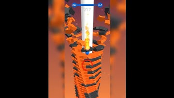 Stack Ball Crash Platforms Level 66 #shorts