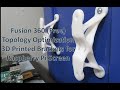 Fusion 360 Topology (shape) Optimization of a 3D Printed Raspberry Pi Touchscreen Mount