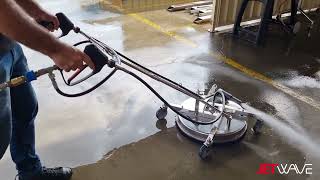 Self Recovery Flat Surface Cleaner Demonstration