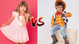 Milan espada (The Royalty Family) vs Kids Diana Show Lifestyle Compression 2024